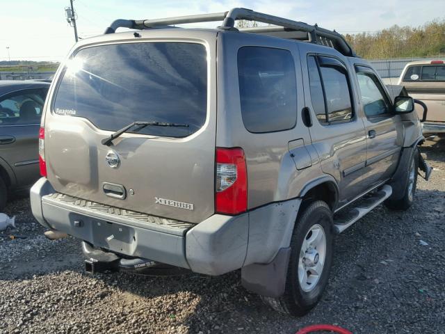 5N1ED28T54C623781 - 2004 NISSAN XTERRA XE GRAY photo 4