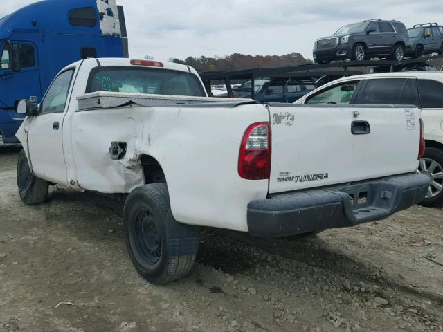 5TBJU32175S453190 - 2005 TOYOTA TUNDRA WHITE photo 3