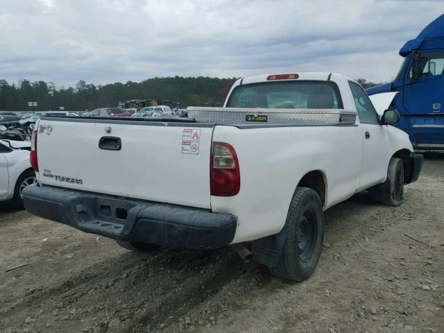 5TBJU32175S453190 - 2005 TOYOTA TUNDRA WHITE photo 4