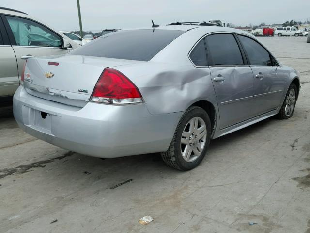 2G1WG5EK0B1330119 - 2011 CHEVROLET IMPALA LT SILVER photo 4