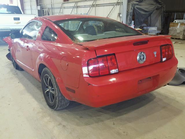 1ZVFT80N975303557 - 2007 FORD MUSTANG RED photo 3