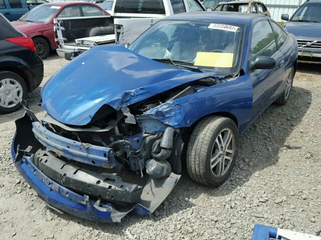 1G1JC12F447236384 - 2004 CHEVROLET CAVALIER BLUE photo 2