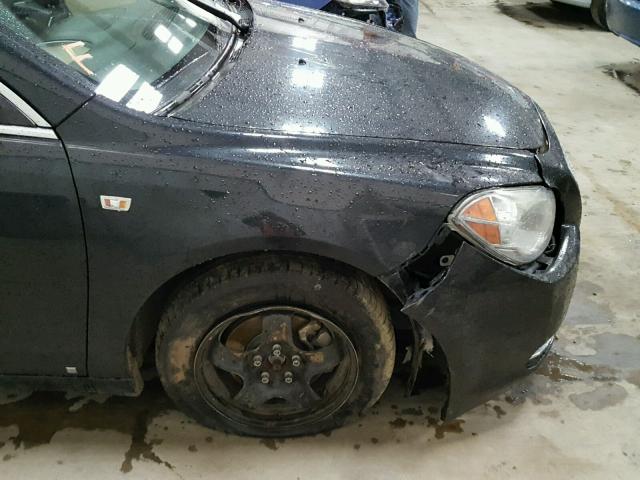 1G1ZG57B98F289467 - 2008 CHEVROLET MALIBU LS 黑色 照片 9