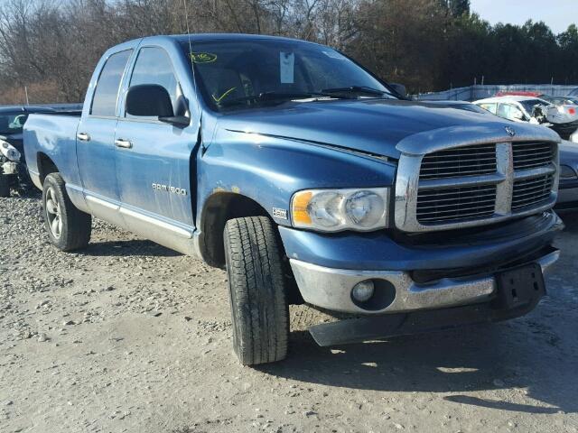 1D7HU18D24S630090 - 2004 DODGE RAM 1500 S BLUE photo 1