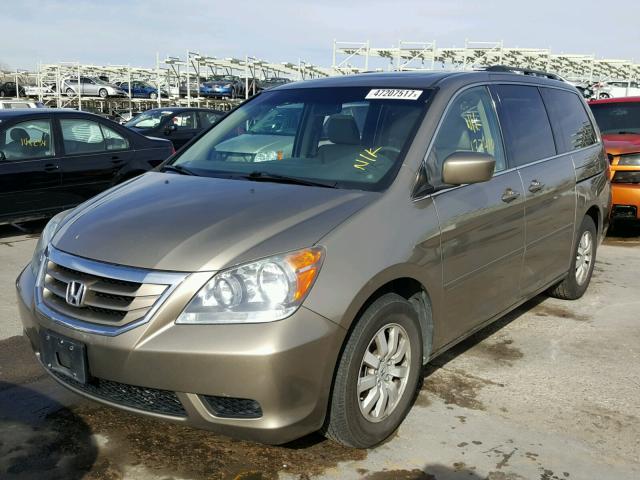 5FNRL386X8B407684 - 2008 HONDA ODYSSEY EX GOLD photo 2