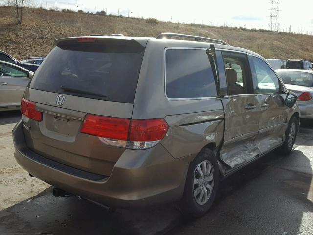 5FNRL386X8B407684 - 2008 HONDA ODYSSEY EX GOLD photo 4