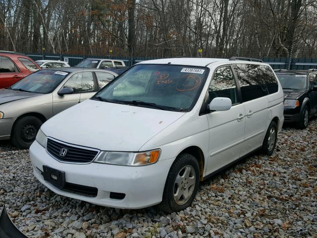 2HKRL18671H520469 - 2001 HONDA ODYSSEY EX WHITE photo 2