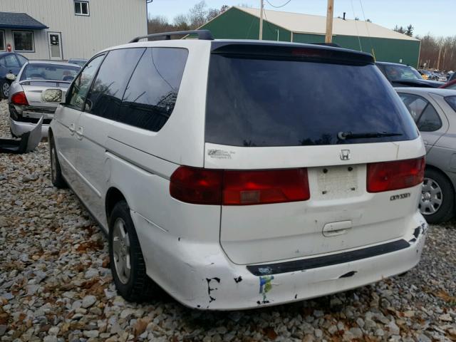 2HKRL18671H520469 - 2001 HONDA ODYSSEY EX WHITE photo 3