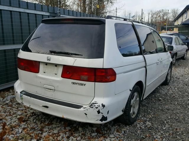 2HKRL18671H520469 - 2001 HONDA ODYSSEY EX WHITE photo 4