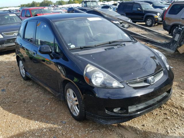JHMGD38647S009021 - 2007 HONDA FIT S 黑色 照片 1
