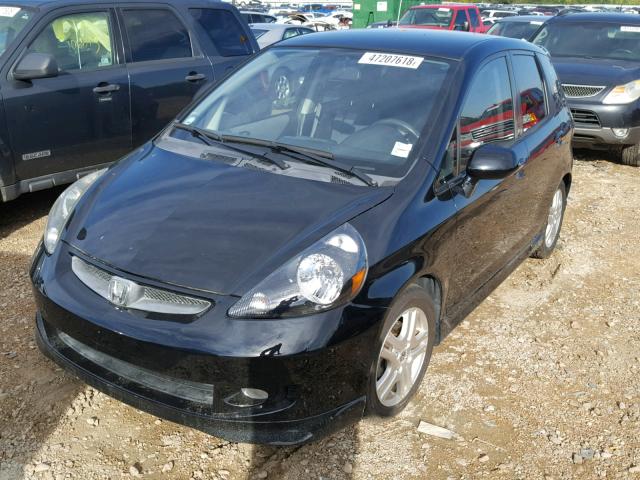 JHMGD38647S009021 - 2007 HONDA FIT S 黑色 照片 2
