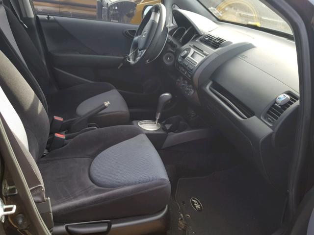 JHMGD38647S009021 - 2007 HONDA FIT S 黑色 照片 5