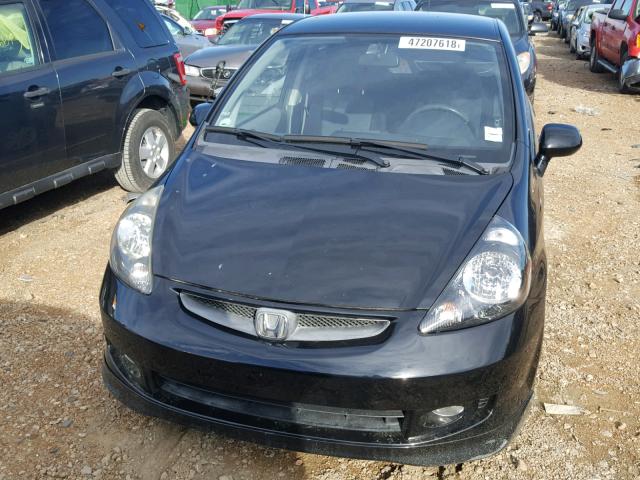 JHMGD38647S009021 - 2007 HONDA FIT S 黑色 照片 9