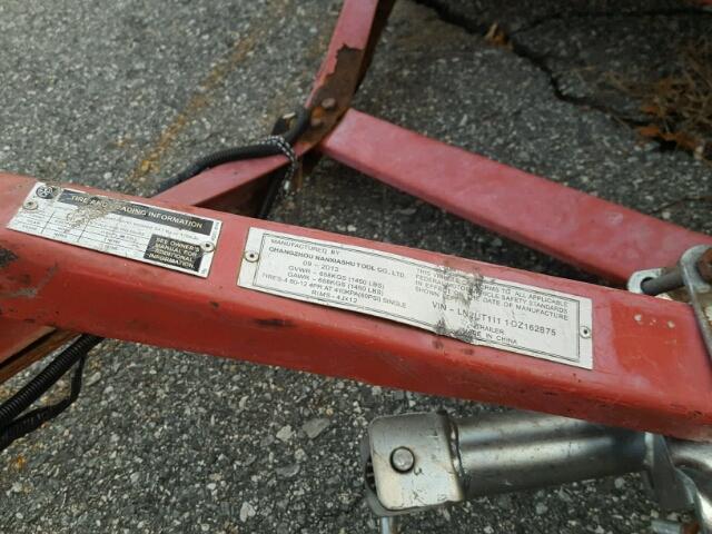 LN2UT1111DZ162875 - 2013 UTILIMASTER TRAILER RED photo 10