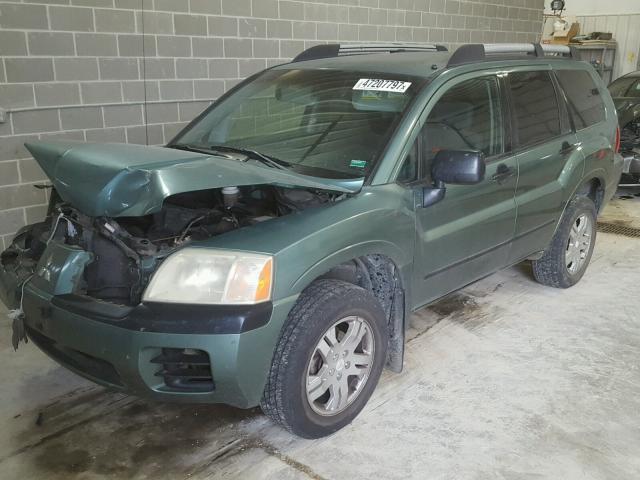 4A4MN21SX4E082965 - 2004 MITSUBISHI ENDEAVOR L GREEN photo 2