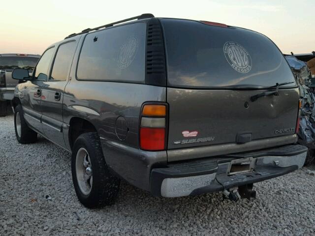 3GNEC16T11G198001 - 2001 CHEVROLET SUBURBAN C GRAY photo 3