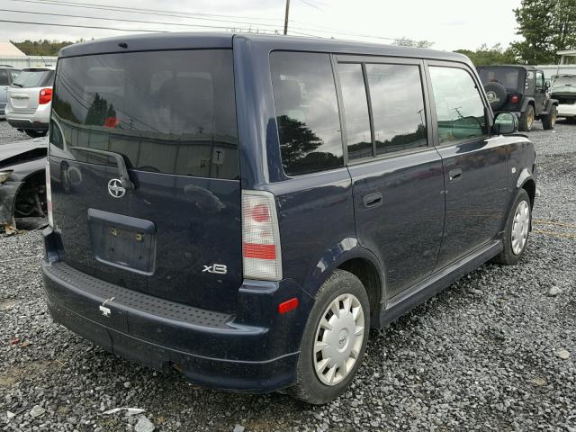 JTLKT324X64121643 - 2006 TOYOTA SCION XB Azul foto 4