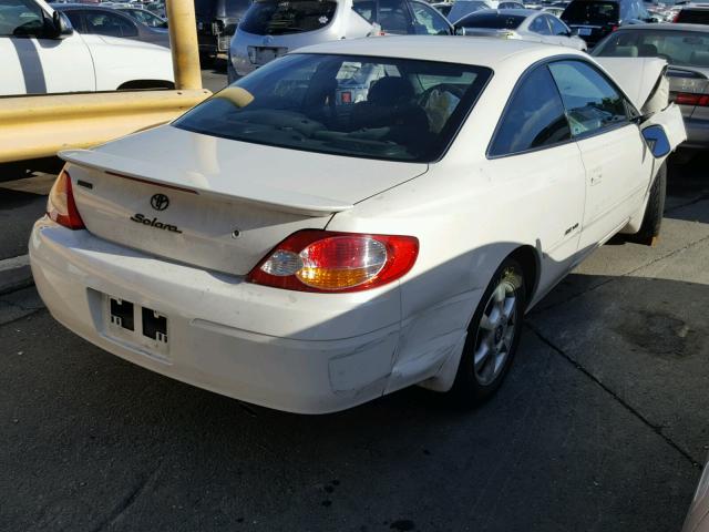 2T1CF22P43C604565 - 2003 TOYOTA CAMRY SOLA WHITE photo 4