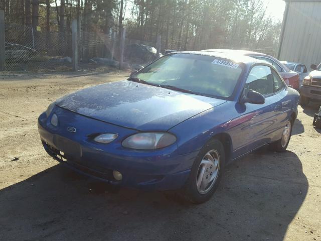 3FAKP1131XR115192 - 1999 FORD ESCORT ZX2 BLUE photo 2