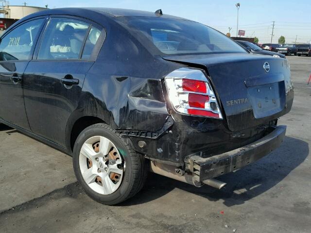 3N1AB61E48L609122 - 2008 NISSAN SENTRA 2.0 BLACK photo 9