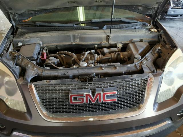 1GKLVKEDXAJ243207 - 2010 GMC ACADIA SL CHARCOAL photo 7