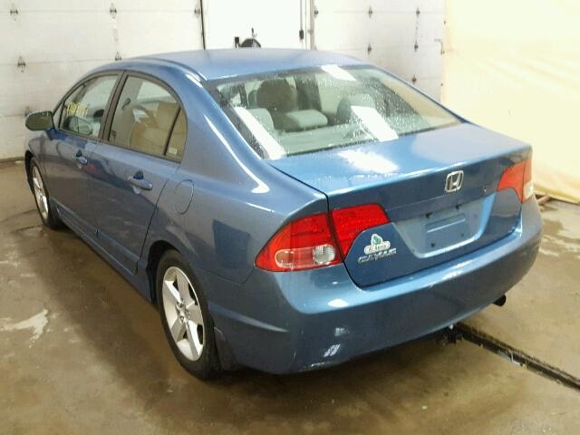 1HGFA16856L129645 - 2006 HONDA CIVIC EX Көк фото 3