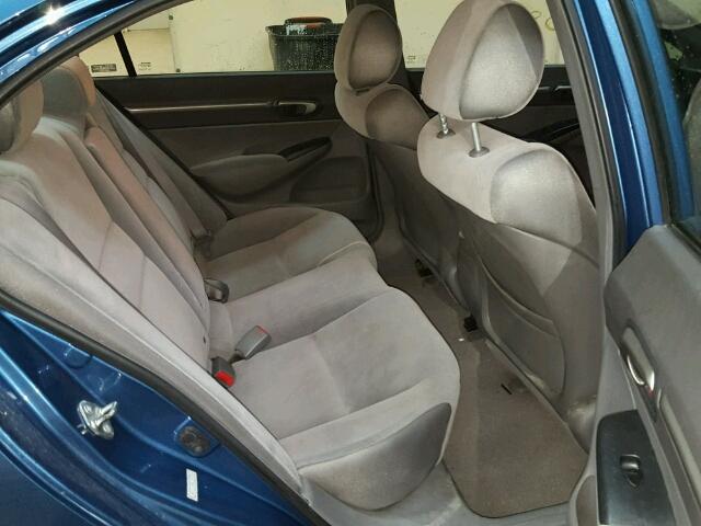 1HGFA16856L129645 - 2006 HONDA CIVIC EX Көк фото 6