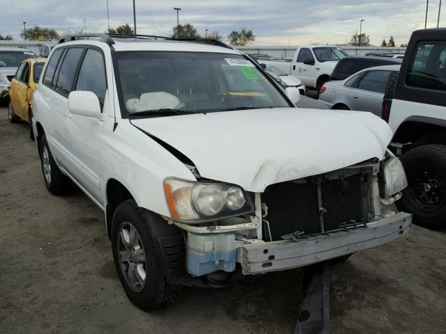 JTEHF21A810015010 - 2001 TOYOTA HIGHLANDER WHITE photo 1