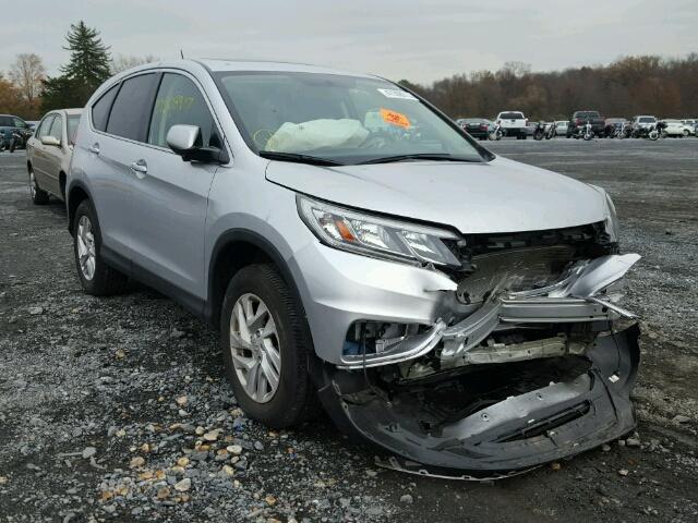 2HKRM4H55FH698068 - 2015 HONDA CR-V EX SILVER photo 1