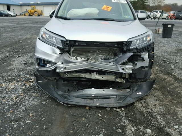 2HKRM4H55FH698068 - 2015 HONDA CR-V EX SILVER photo 9