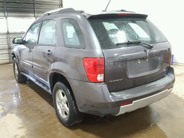 2CKDL33F886284967 - 2008 PONTIAC TORRENT GRAY photo 3