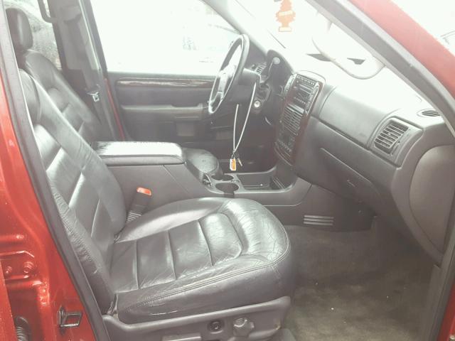 1FMDU75E75ZA02474 - 2005 FORD EXPLORER L RED photo 5