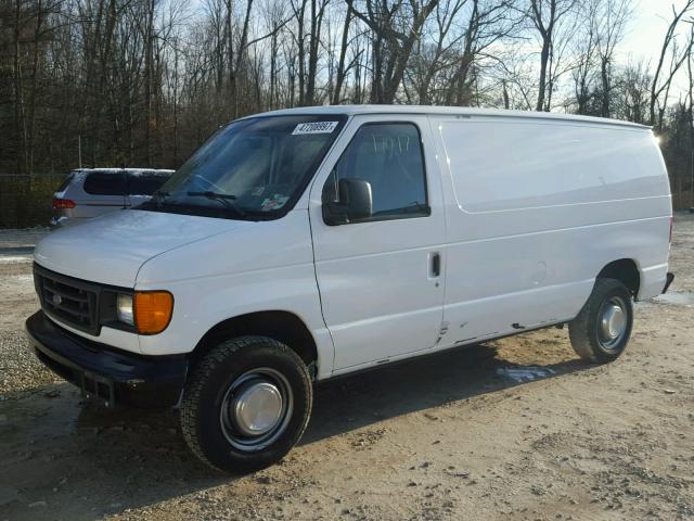 1FTNE24L55HB33854 - 2005 FORD ECONOLINE WHITE photo 2