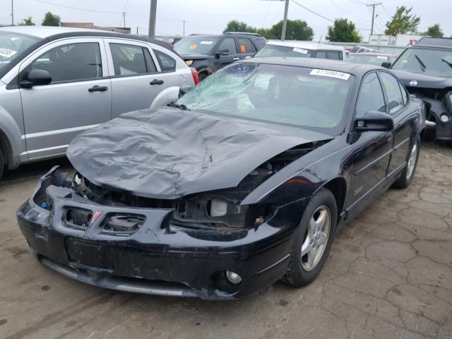 1G2WP5213WF310498 - 1998 PONTIAC GRAND PRIX BLACK photo 2