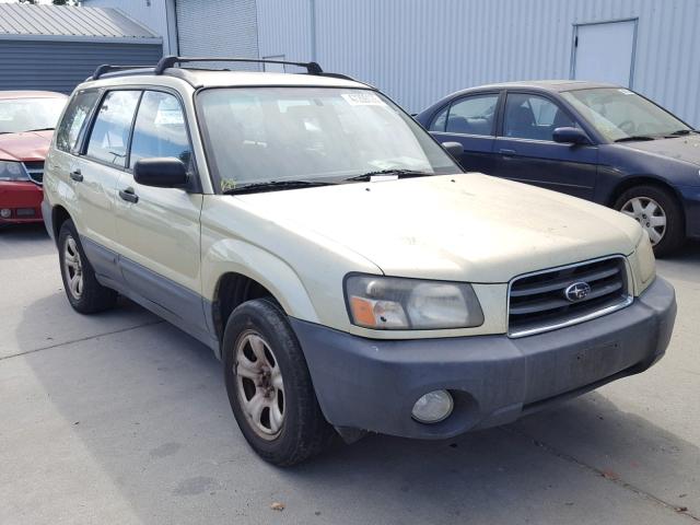 JF1SG63694H700538 - 2004 SUBARU FORESTER 2 GREEN photo 1