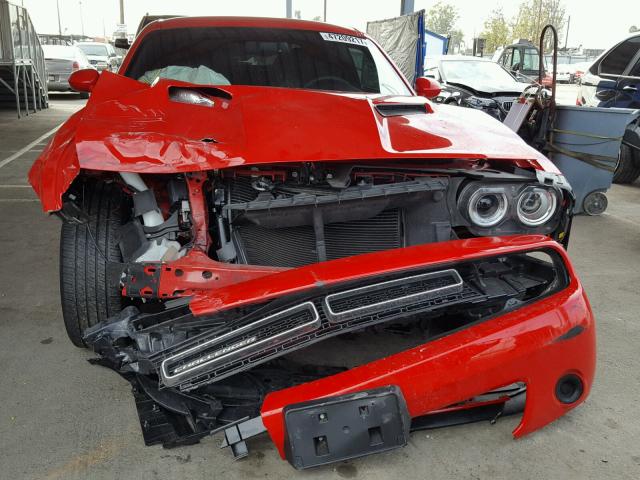 2C3CDZAG9GH291206 - 2016 DODGE CHALLENGER RED photo 9