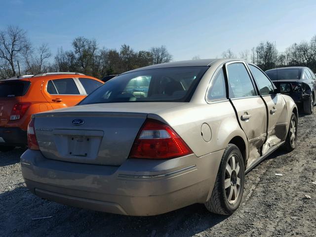 1FAFP23185G200957 - 2005 FORD FIVE HUNDR BEIGE photo 4