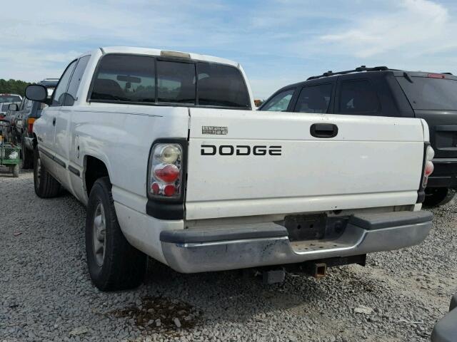 3B7HC12Y9WG185964 - 1998 DODGE RAM 1500 WHITE photo 3