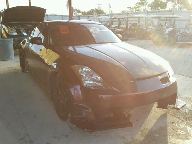 JN1AZ34DX6M308385 - 2006 NISSAN 350Z COUPE MAROON photo 1