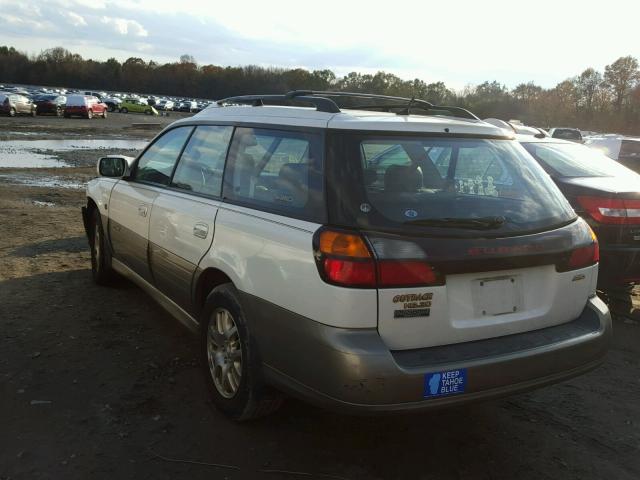 4S3BH806737654641 - 2003 SUBARU LEGACY OUT WHITE photo 3