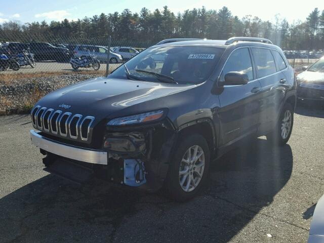 1C4PJMCB0HW546466 - 2017 JEEP CHEROKEE L GRAY photo 2