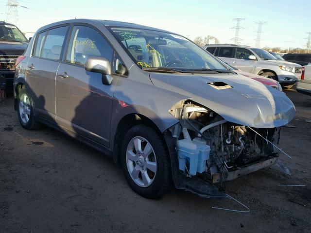 3N1BC13E97L457421 - 2007 NISSAN VERSA S GRAY photo 1