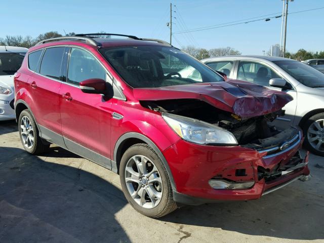 1FMCU9HX7DUC77441 - 2013 FORD ESCAPE SEL RED photo 1