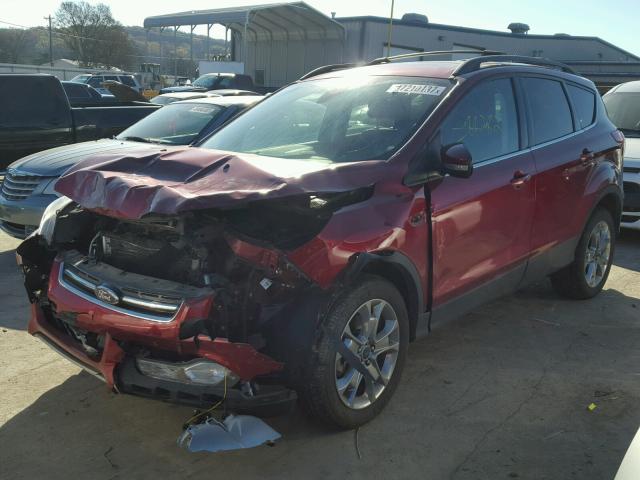 1FMCU9HX7DUC77441 - 2013 FORD ESCAPE SEL RED photo 2