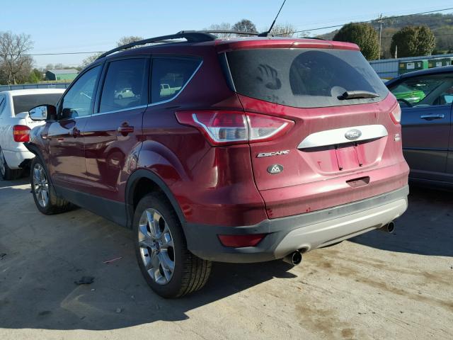 1FMCU9HX7DUC77441 - 2013 FORD ESCAPE SEL RED photo 3