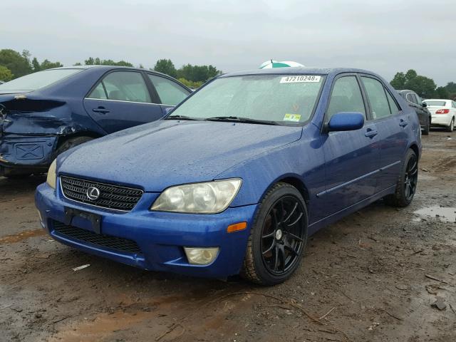 JTHBD192720039158 - 2002 LEXUS IS 300 BLUE photo 9