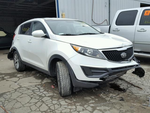 KNDPB3AC0G7867998 - 2016 KIA SPORTAGE L WHITE photo 1