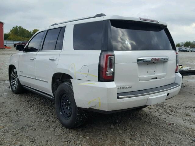 1GKS2CKJ2JR189410 - 2018 GMC YUKON DENA WHITE photo 3