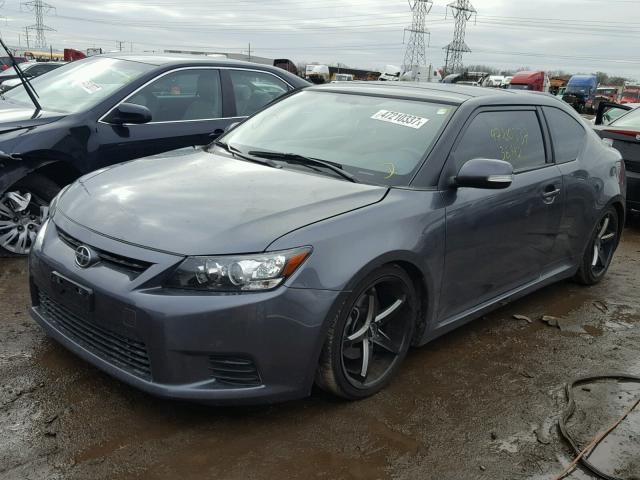 JTKJF5C7XD3058848 - 2013 TOYOTA SCION TC 灰色 照片 2