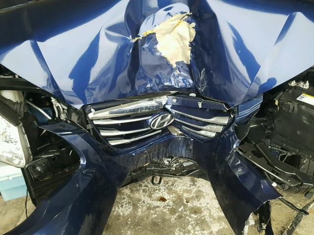 KMHDU4AD1AU142524 - 2010 HYUNDAI ELANTRA BL BLUE photo 7